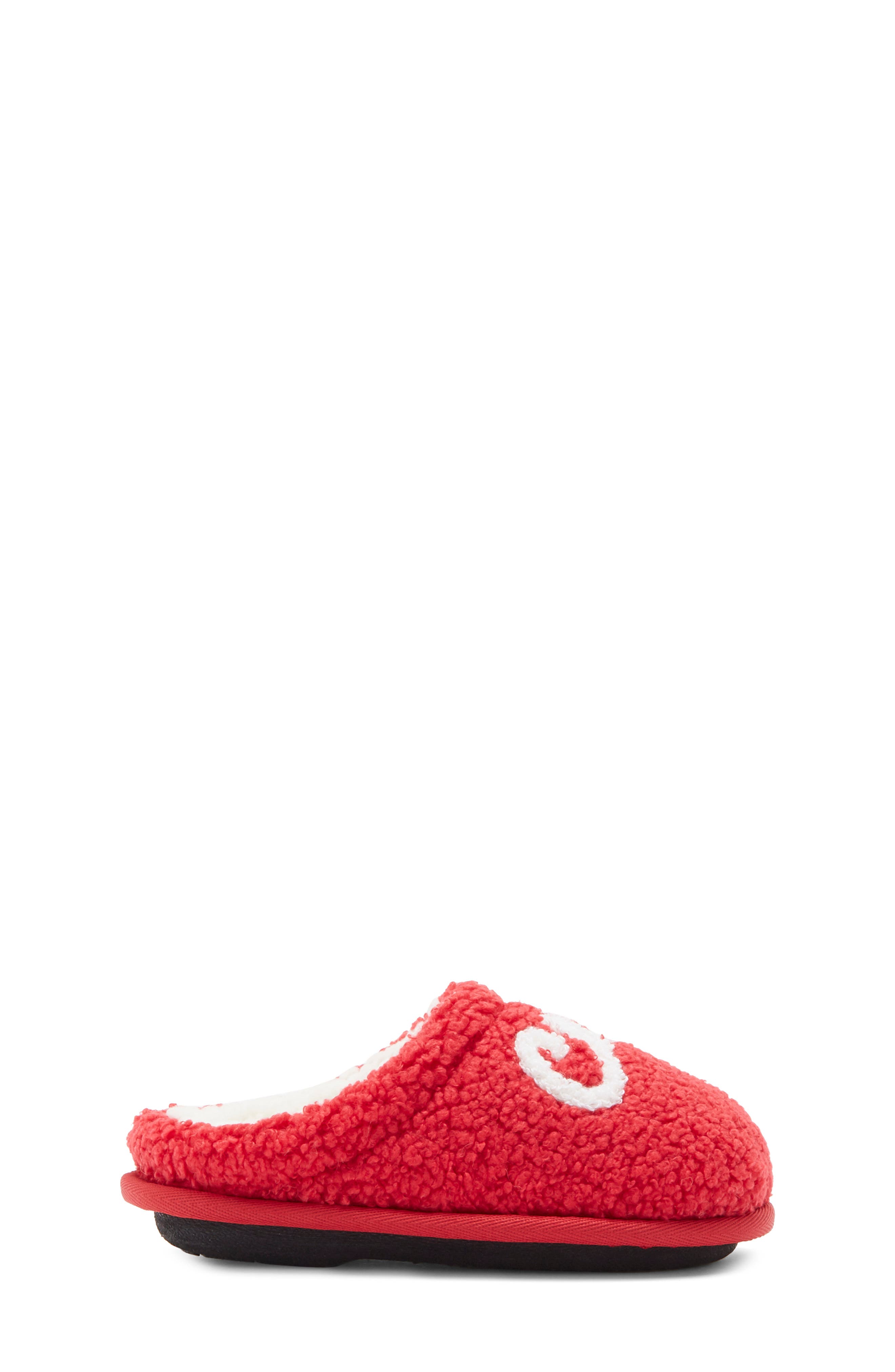 Kids' Cozy Faux Shearling Slipper, Alternate, color, RED
