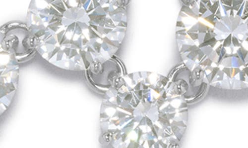 Completedworks Cubic Zirconia Bracelet In Rhodium