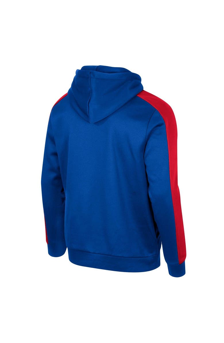 COLOSSEUM Men's Colosseum  Royal Kansas Jayhawks Reese Full-Zip Hoodie, Alternate, color, 