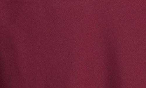 Mango Satin Midi Nightgown In Burgundy