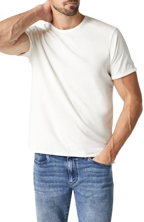 Raw Edge Cotton T-Shirt