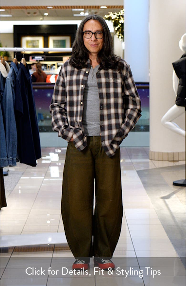 Underground Check Long Sleeve Camp Shirt, sales video thumbnail