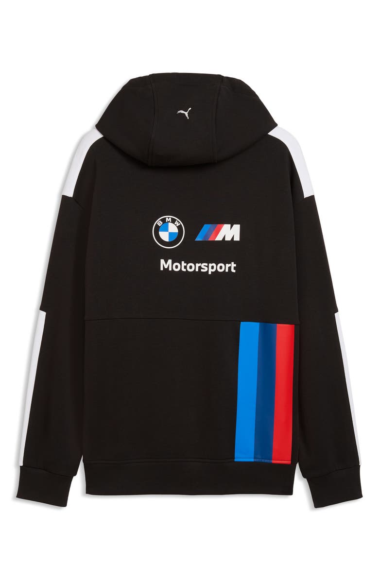 PUMA x BMW Replica Drivers Cotton Graphic Hoodie, Alternate, color, Puma Black