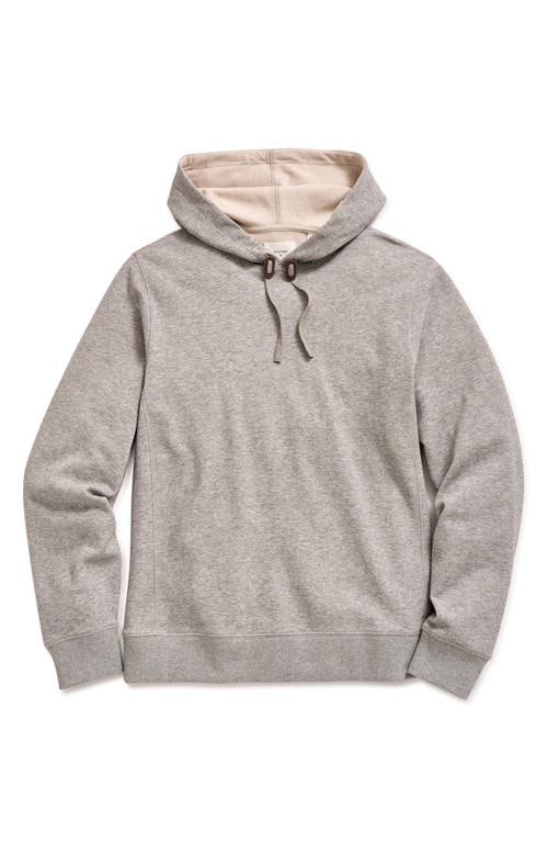 Billy Reid Cotton Blend Hoodie Sweatshirt In Flint Grey