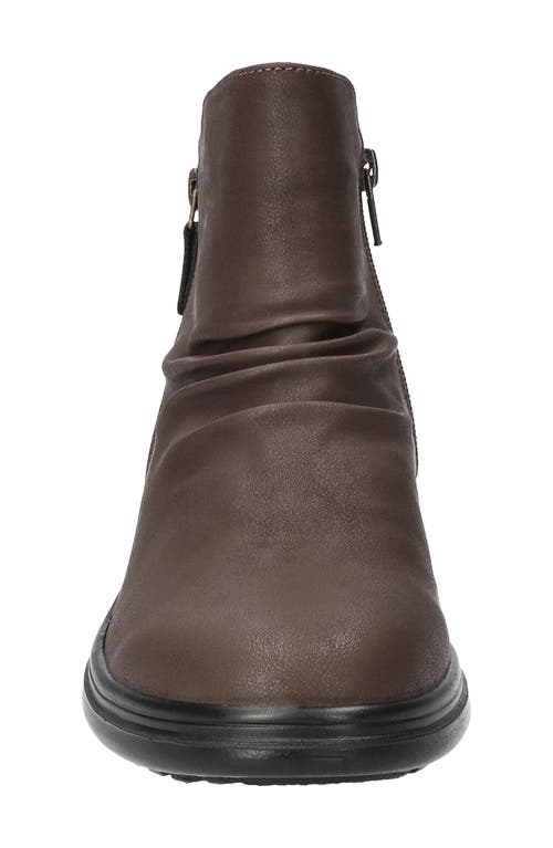 Easy Street Lyra Bootie In Brown