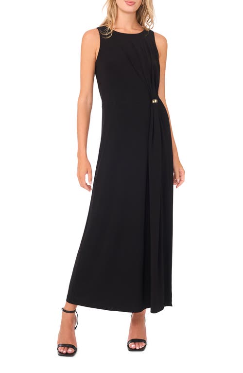 Vince Camuto Gathered Twist Maxi Dress In Black