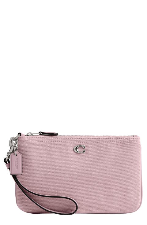 Small Essential Denim Wristlet