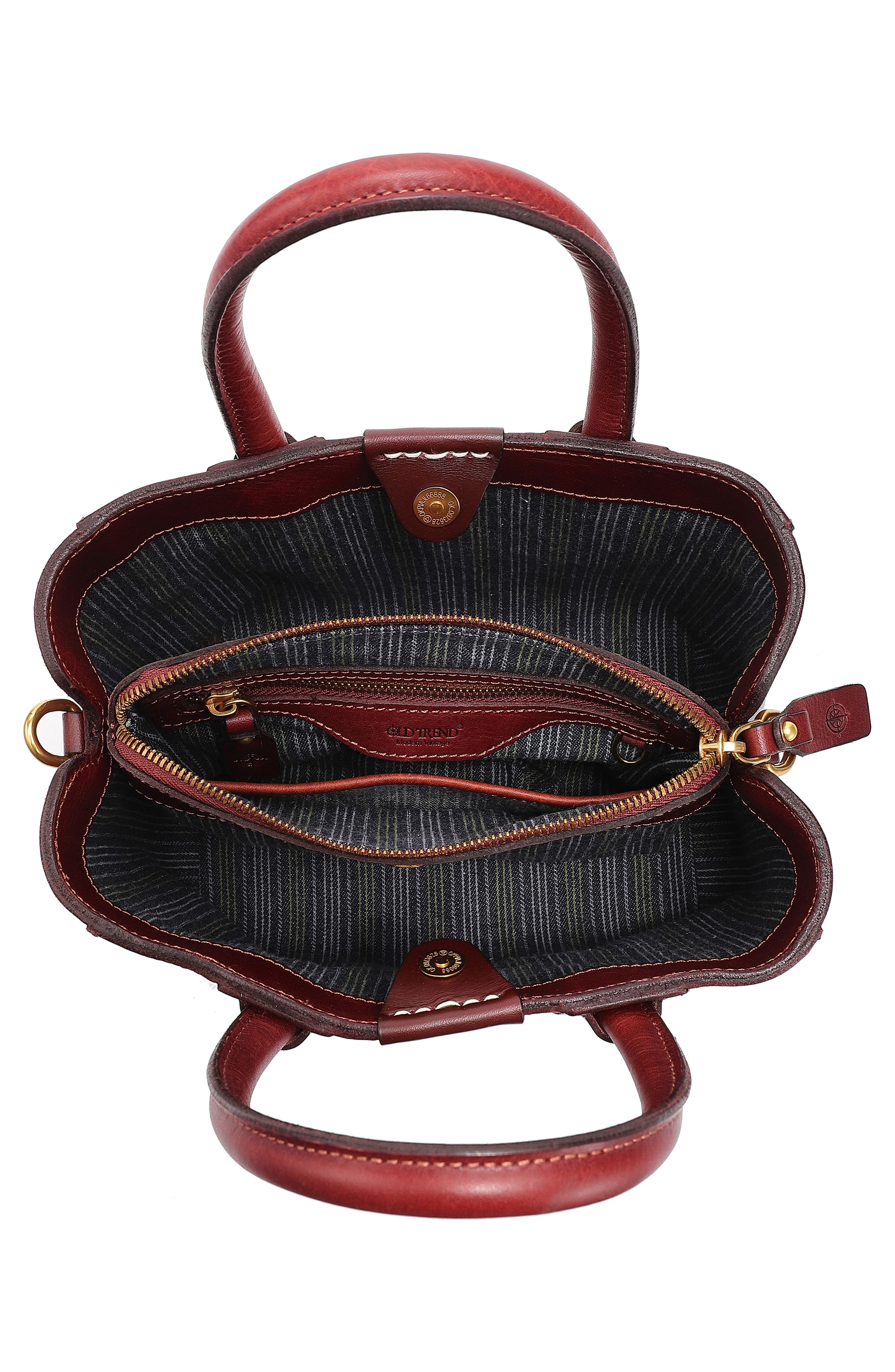 Dahlia Mini Tote Bag, Alternate, color, BROWN