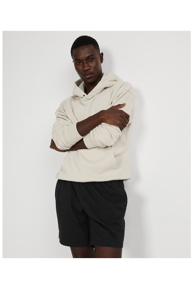Knit Jersey Pajama Shorts, Alternate, color, Black