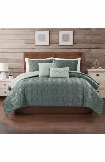 Modern Threads Jacquard Microfiber 5-Piece Comforter Set