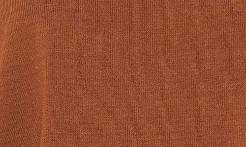 Halogen ® Short Sleeve Crop Sweater In Brown