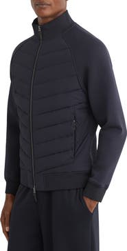 Reiss Calvorn Quilted Hybrid Jacket