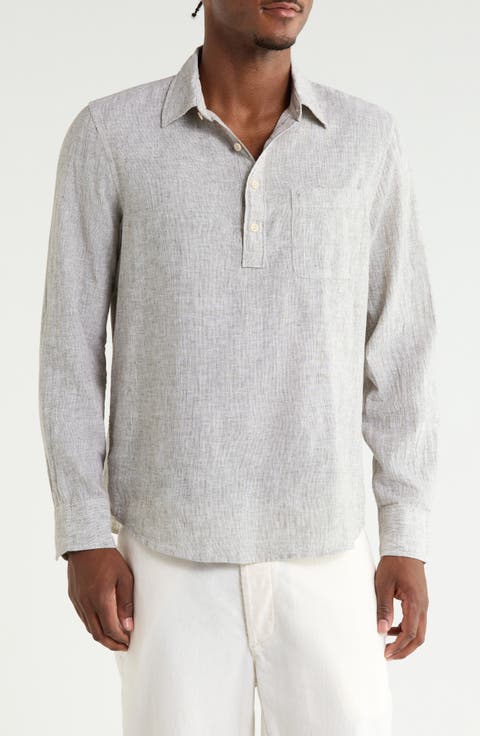 Mariner Linen & Cotton Long Sleeve Shirt
