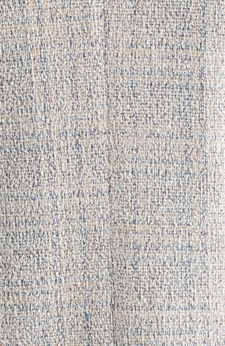 Nordstrom Henrik Trim Fit Knit Cotton Blend Tweed Sport Coat, Alternate, color, Beige Vaca Plaid