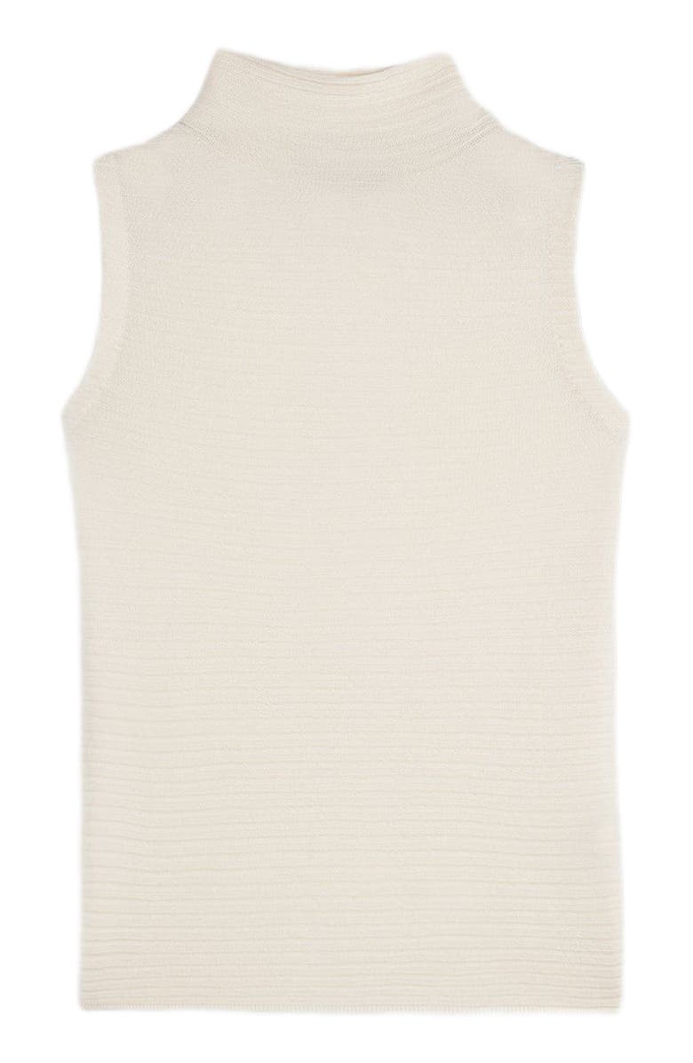 GOBI Mongolian Cashmere Lightweight Cashmere Silk Turtleneck, Alternate, color, Marshmallow