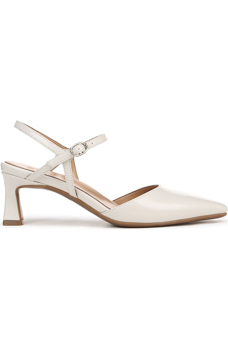 Naturalizer Tara Pointed Toe Pump, Alternate, color, Warm White Faux Leather