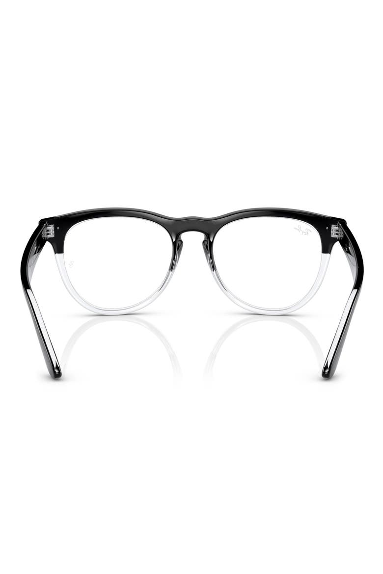 54mm Square Optical Glasses, Alternate, color, BLACK