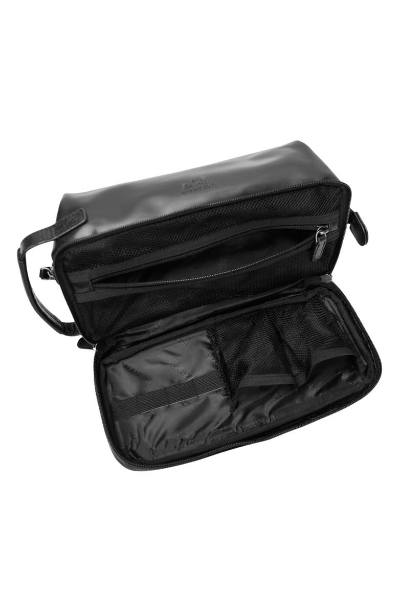 Mancini Buffalo Collection Organizer Toiletry Bag, Alternate, color, Black