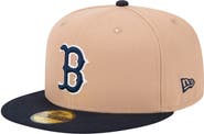 New Era Men's New Era Khaki Boston Red Sox 59FIFTY Fitted Hat