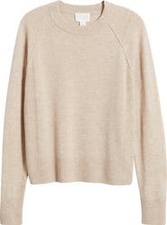 Caslon® Raglan Sleeve Wool & Cashmere Sweater