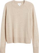 Caslon® Raglan Sleeve Wool & Cashmere Sweater
