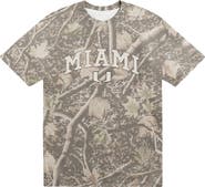 Uscape Apparel Men's Uscape Apparel Camo Miami Hurricanes Back Bay Heavyweight T-Shirt
