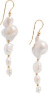 Freya Rose Large Baroque Pearl Drops
