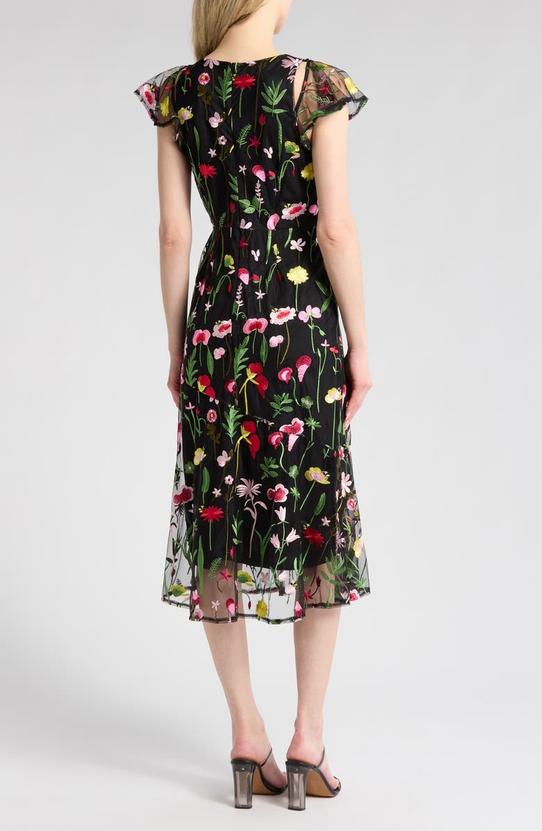 Sam Edelman A-Line Embroidered Dress, Alternate, color, 