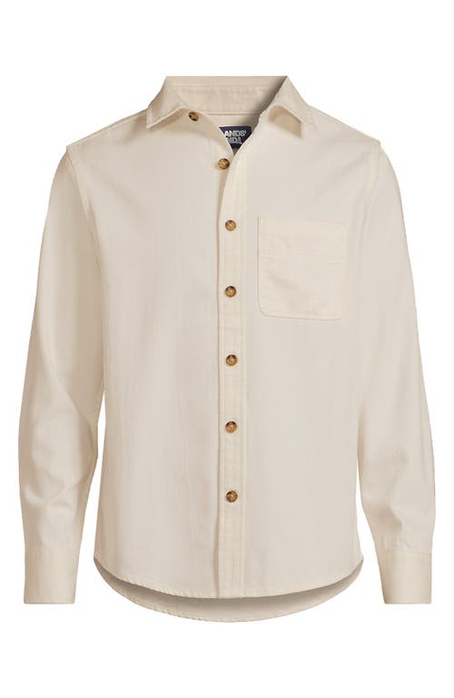 LANDS' END LANDS' END SAILCLOTH OVERSHIRT