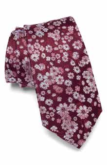 Duchamp Floral Silk Jacquard Tie