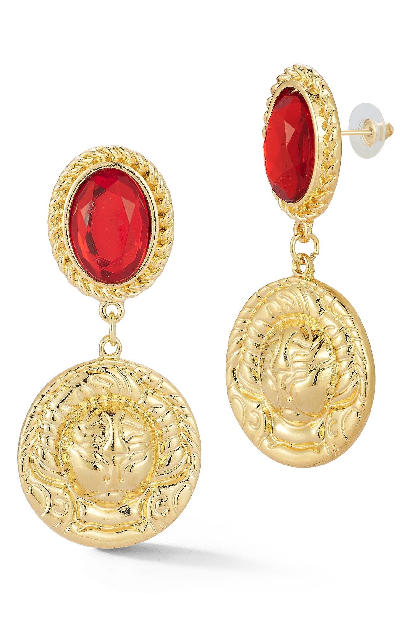 selected GOLD/ RED