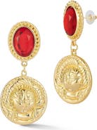 SPHERA MILANO Coin Drop Earrings