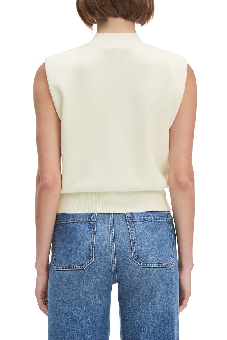 The Whitney Sleeveless Knit Crop Top, Alternate, color, IVORY