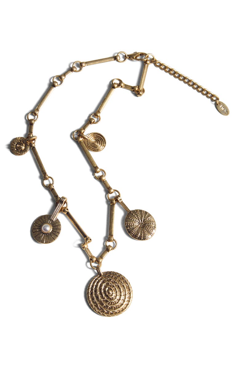 MANGO Mixed Charm Necklace, Alternate, color,