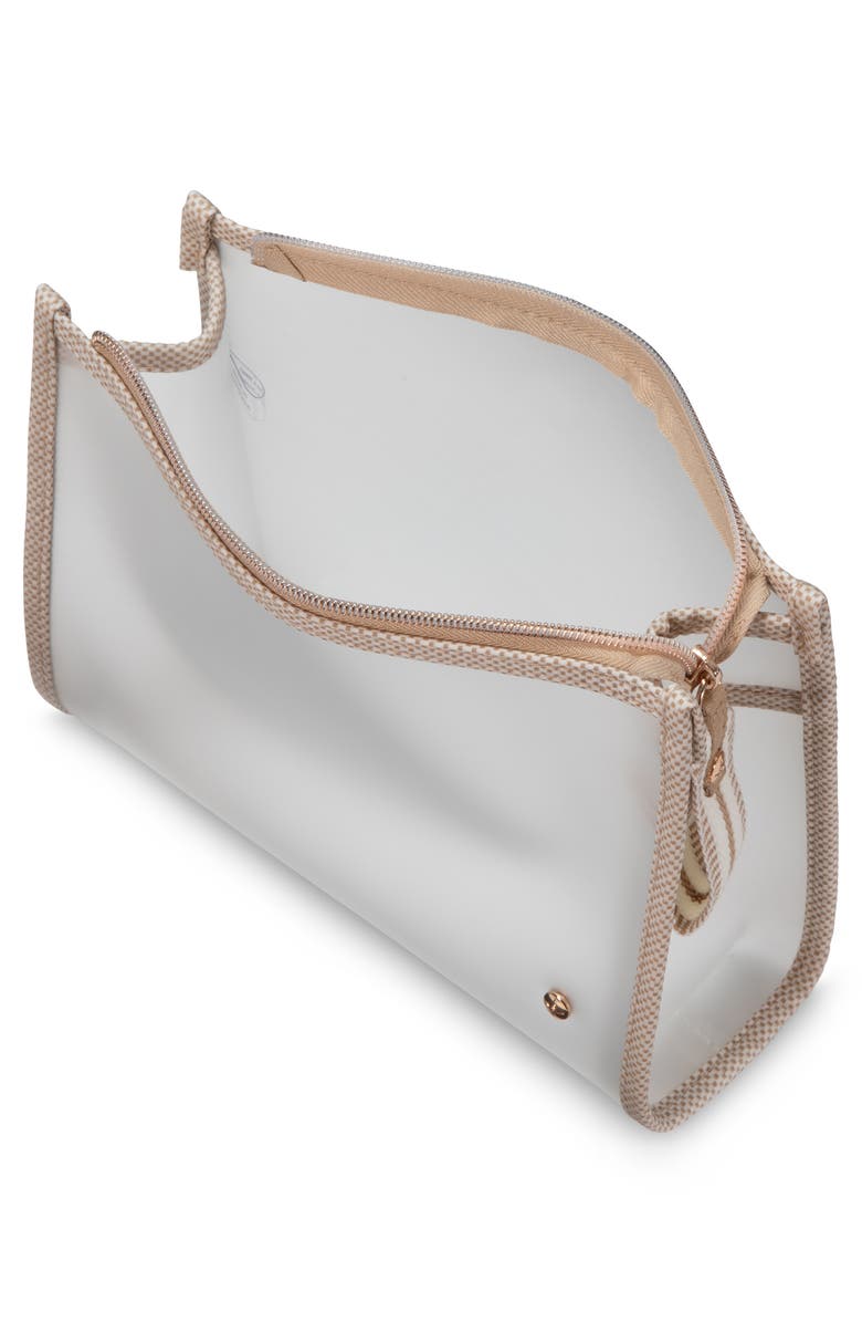 Stephanie Johnson Medium Zip Cosmetic, Alternate, color, White