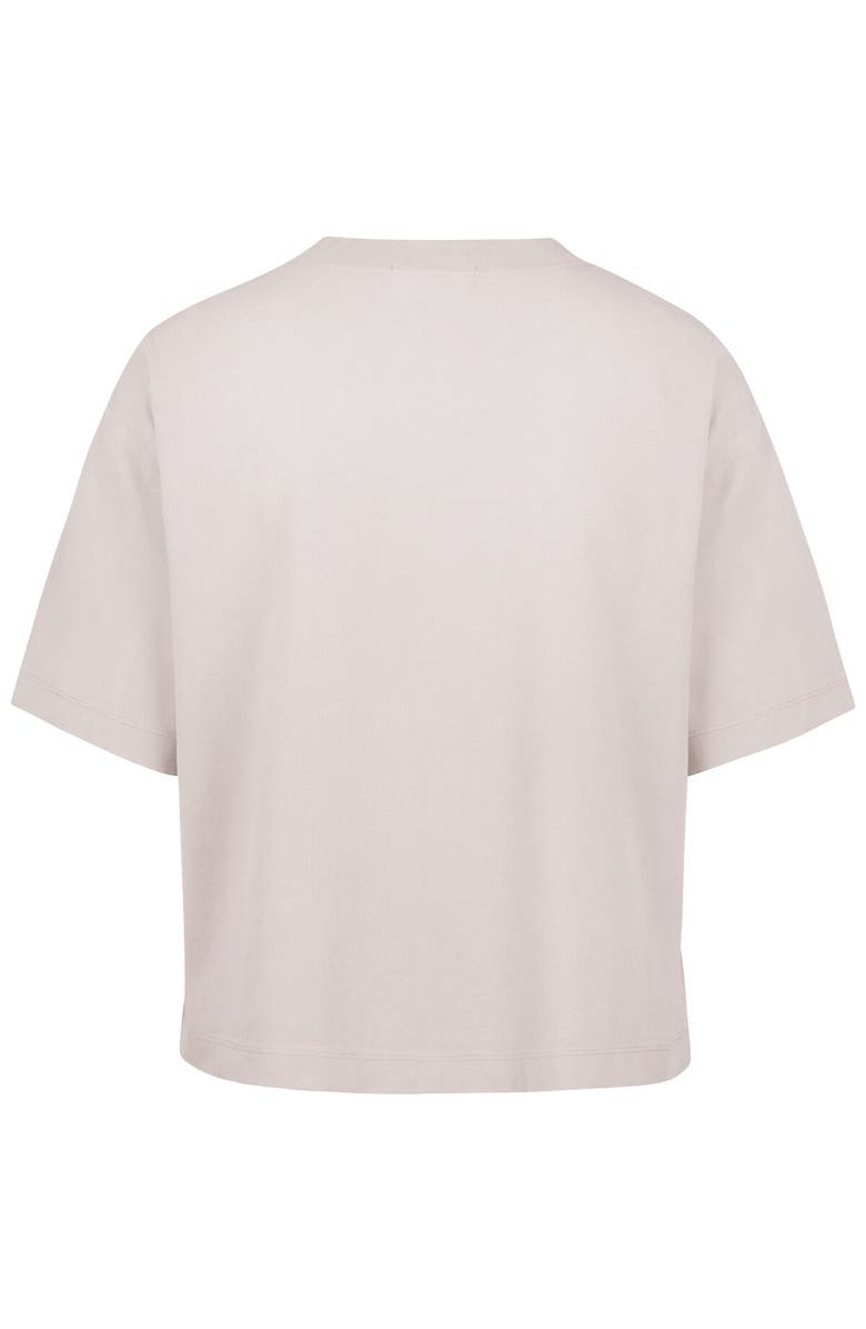 '47 Women's '47 Natural Cleveland Browns Cropped Windthrow Ravine T-Shirt, Alternate, color, 