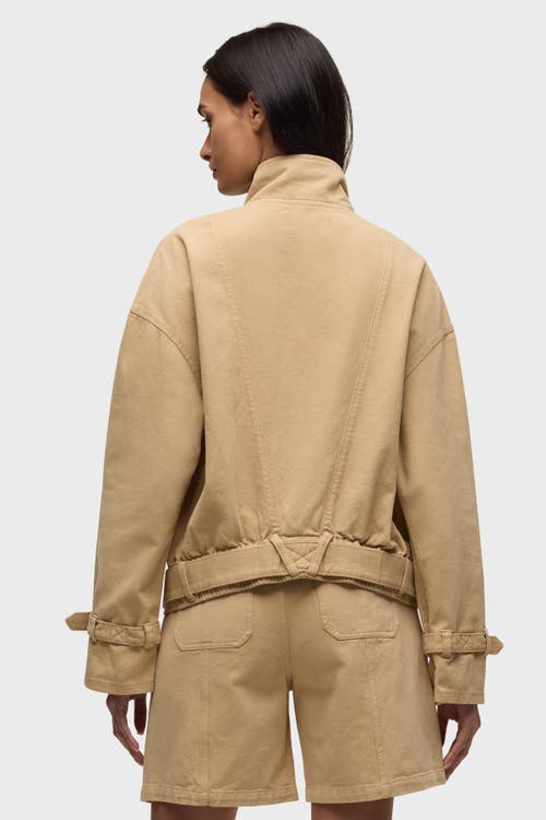 Hudson Jeans Relaxed Utility Jacket In Brown