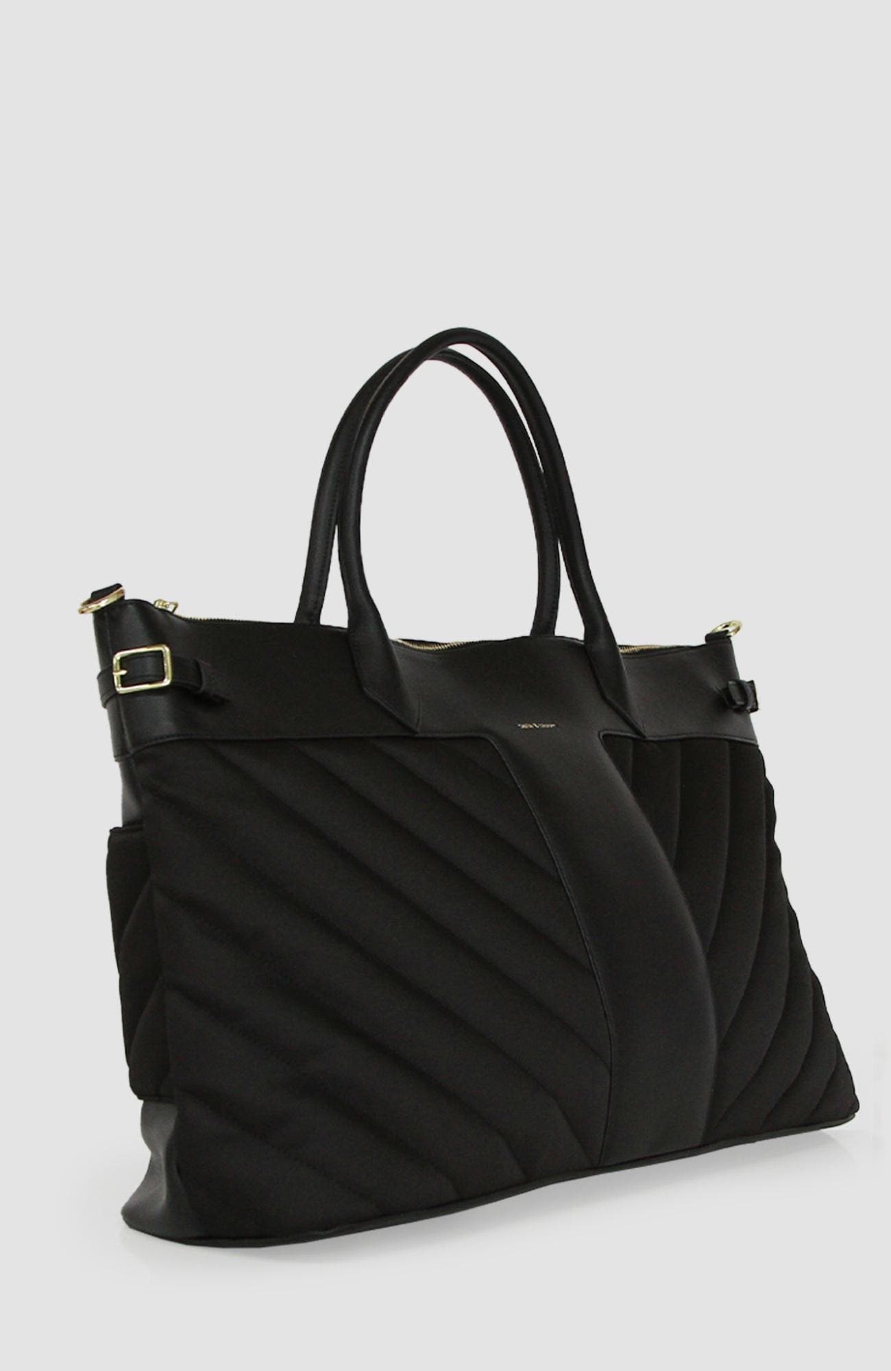 Belle & Bloom Meet Me in Paris Weekender Bag, Alternate, color, Black