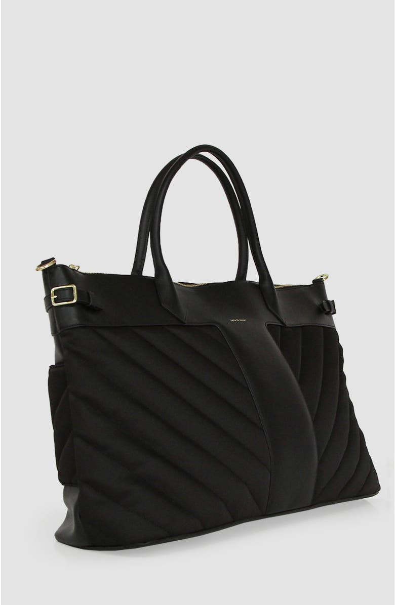 Belle & Bloom Meet Me in Paris Weekender Bag, Alternate, color, Black
