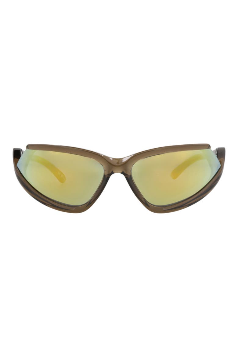 Gender Inclusive 50mm Cat Eye Sunglasses, Main, color, BROWN BROWN YELLOW