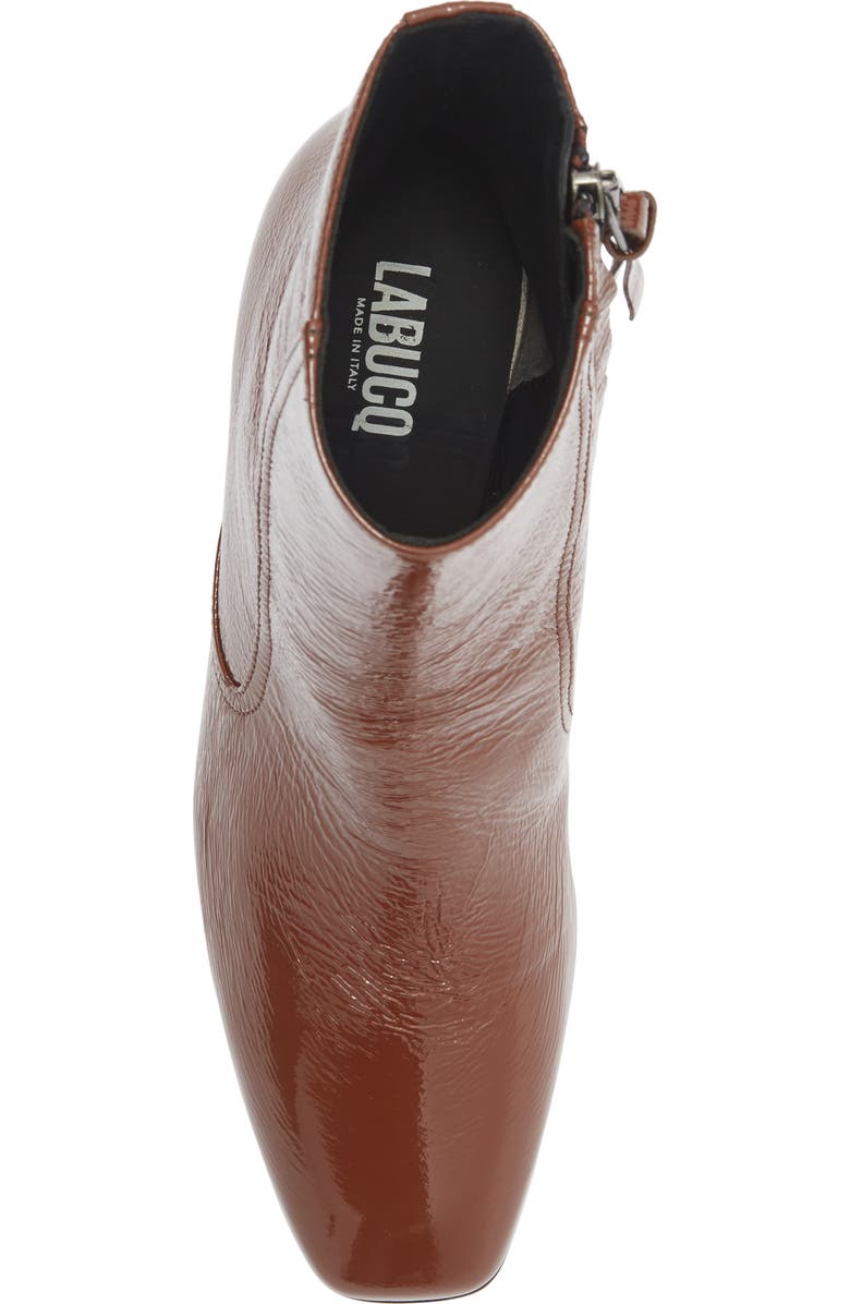LABUCQ Jules Square Toe Bootie, Alternate, color, Brown