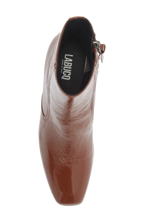 Labucq Jules Square Toe Bootie In Brown