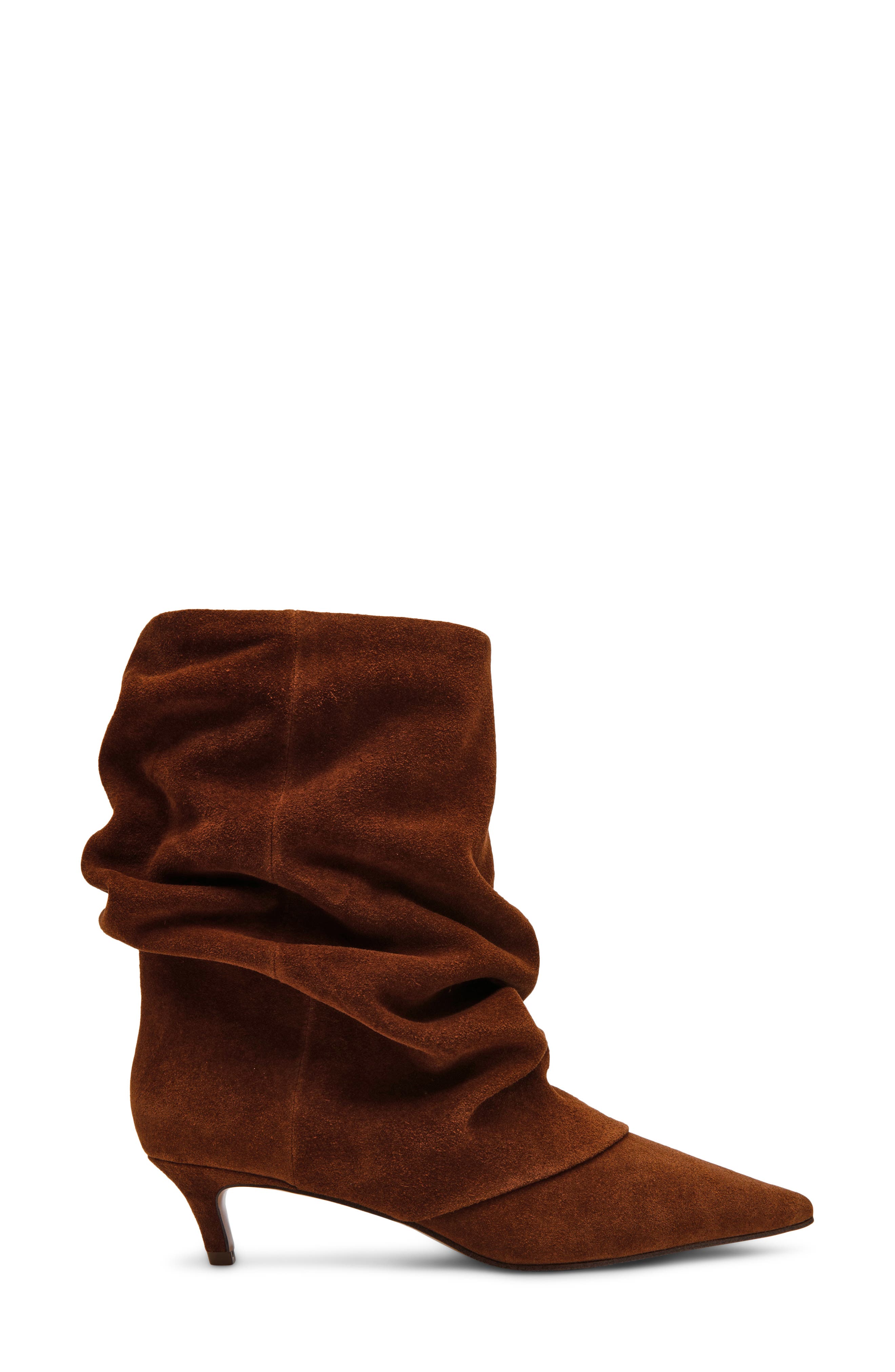 Lennox Pointed Toe Bootie, Alternate, color, UMBER SUEDE