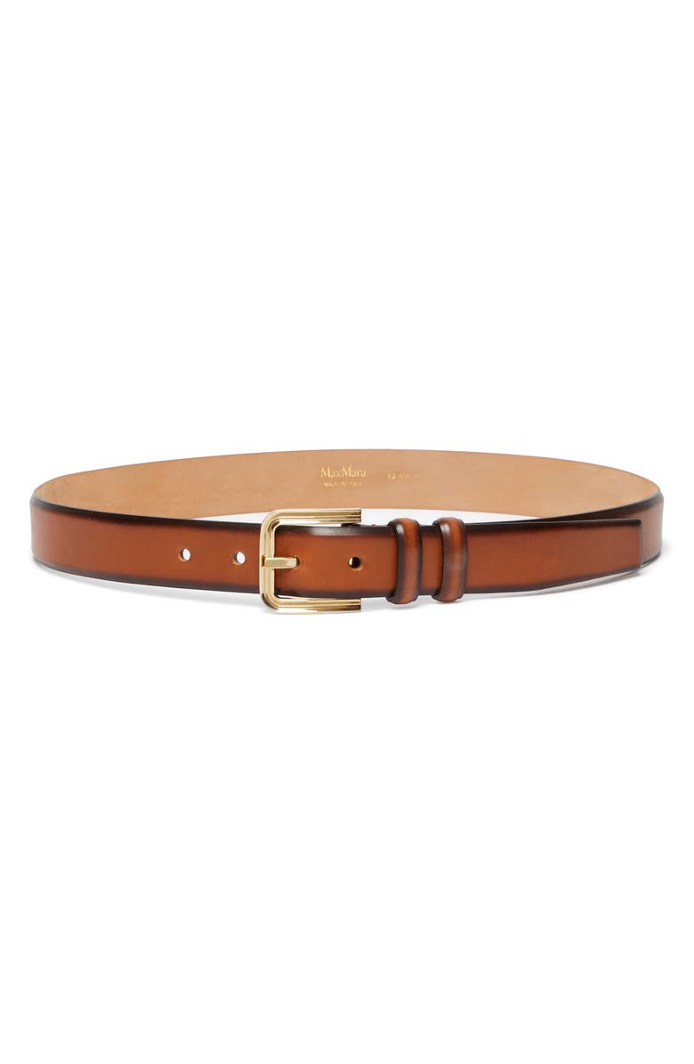 Max Mara Leather Belt, Main, color,