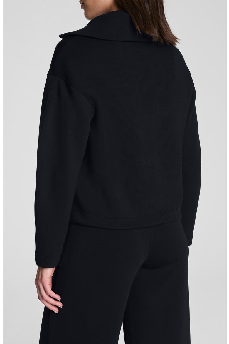 Brushed Hoodie, Alternate, color, VERY BLACK