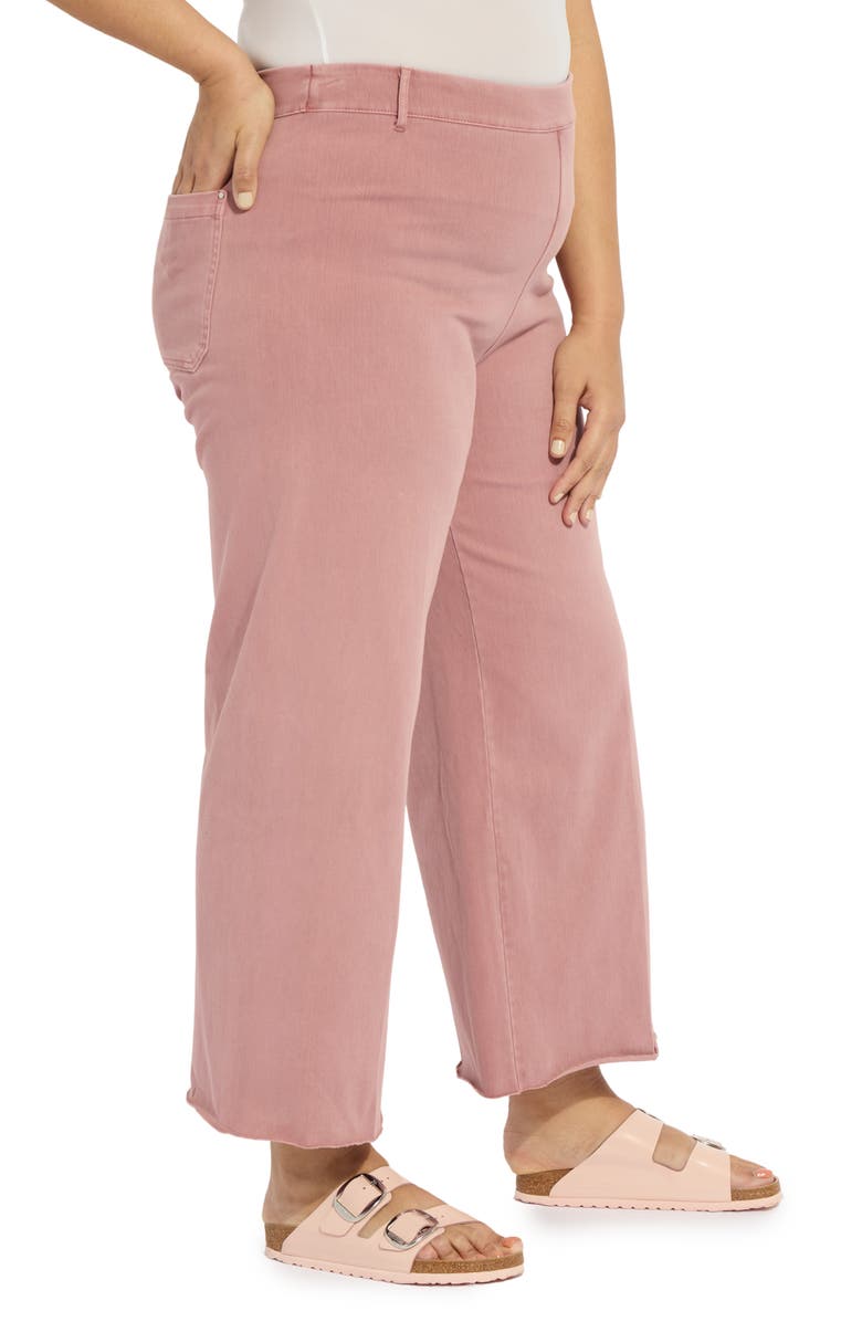 Lysse 'Lyssentials Erin High Waist Wide Leg Pants, Alternate, color, Antique Wash Mauve