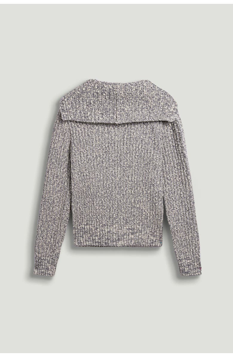 Nocturne Textured Knit Cardigan, Alternate, color, Grey