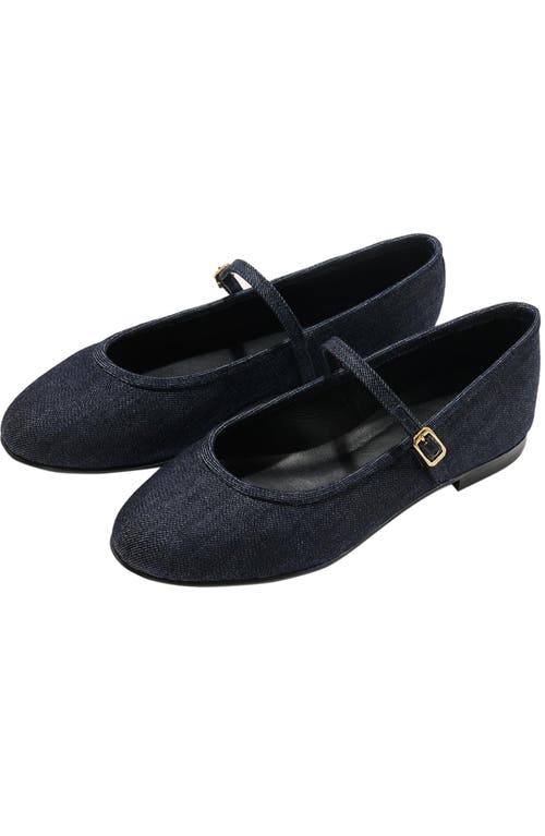 Margaux The Demi Jane Flat In Blue