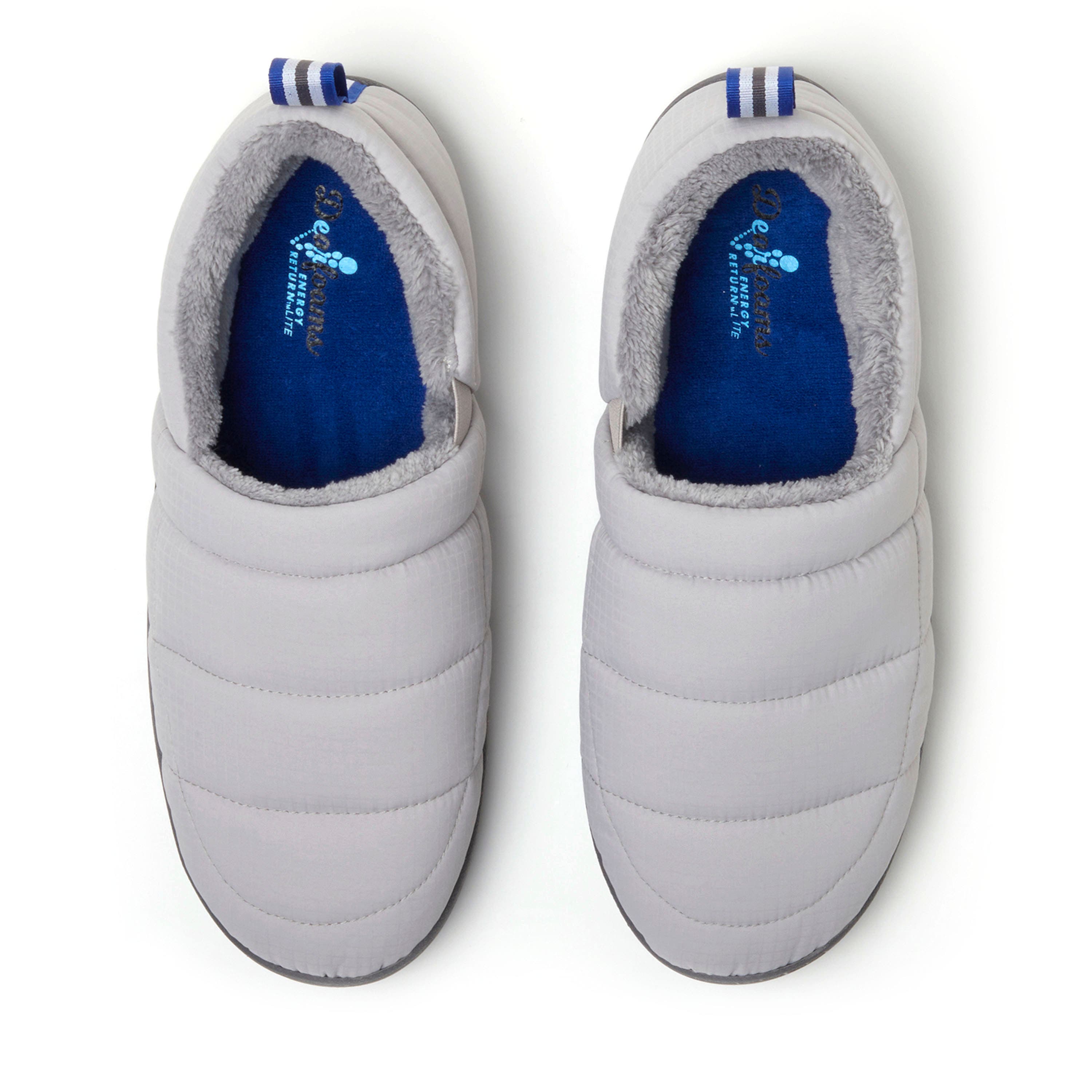 DEARFOAMS Cullen Ripstop Closed Back Slipper, Alternate, color, Grey