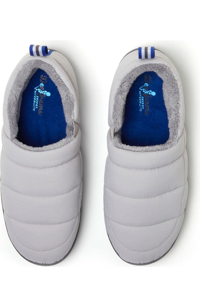 DEARFOAMS Cullen Ripstop Closed Back Slipper, Alternate, color, Grey